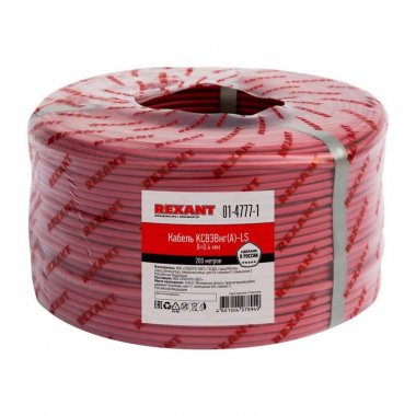 Фотография товара 'Rexant 01-4858 Кабель для пожарной сигнализации  КПСВВ 2x2x1,50 мм?, бухта 200м'
