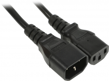 Фотография товара 'Rexant 04-2728 Шнур сетевой IEC 320 C13 – IEC 320 C14 3x1,0мм?'