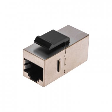 Фотография товара 'Rexant 02-0109 Адаптер проходной формата Keystone, Jack RJ-45(8P8C), FTP, CAT 6'