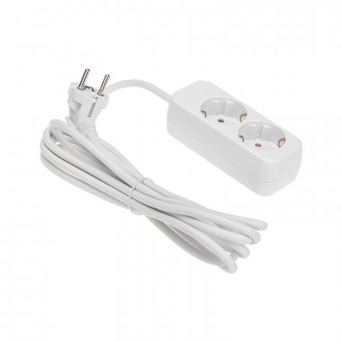 Фотография товара 'Rexant 13-4004 Удлинитель STANDARD 2 гнезда, 3м, 3х1,0мм?, с/з'