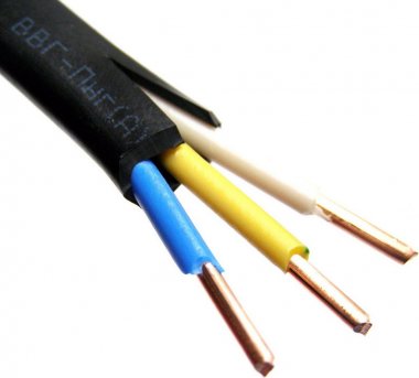 Фотография товара 'Rexant 01-8123-10 Кабель ВВГ-П(А) 3x2,5 мм?, длина 10 метров'