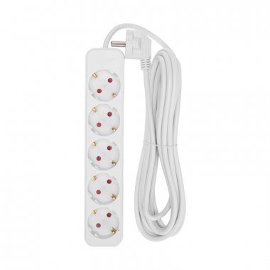 Фотография товара 'Rexant 13-4030 Удлинитель STANDARD 5 гнезд, 5м, 3х1,0мм?, с/з'