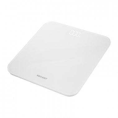 Фотография товара 'Rexant 72-1010 Весы напольные электронные, белые/стекло/до 180 кг'