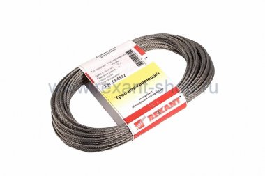 Фотография товара 'Rexant Трос нержавеющий d=2мм 09-5502'