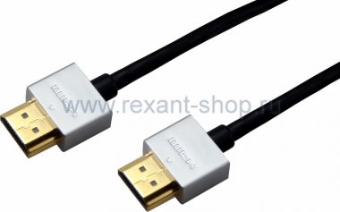 Фотография товара 'Rexant Шнур HDMI - HDMI gold 1.5М Ultra Slim 17-6703'