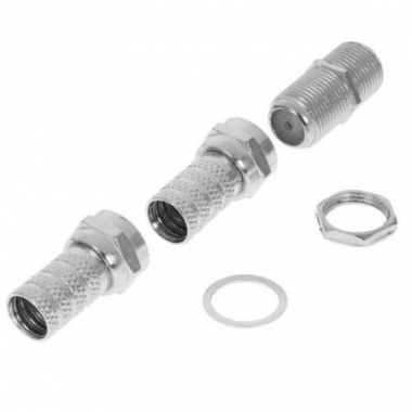 Фотография товара 'Rexant ED-TVN1 Набор антенных переходников для присоединения ТВ кабеля'