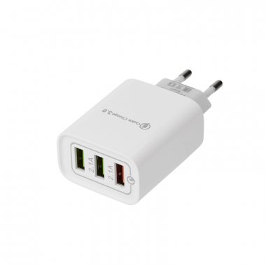 Фотография товара 'Rexant 16-0277 Сетевое зарядное устройство для iPhone/iPad 3 x USB, 5V, 3 А + 1 А + 1 А'