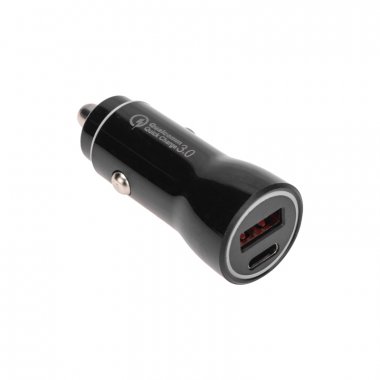 Фотография товара 'Rexant 18-1200 Автозарядка в прикуриватель АЗУ USB-A (QC 3.0)+USB-C (PD), 38Вт'