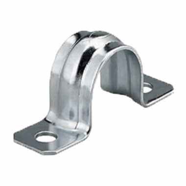 Фотография товара 'Rexant 28-1021-2 Скоба СМД 25-26 двухлапковая для металлорукава, ? 20/22 мм'