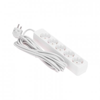 Фотография товара 'Rexant 13-4213 Удлинитель 5 гнезд, 5м, 3х0,75мм?, с/з'