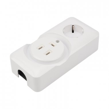 Фотография товара 'Rexant 11-8982 Розетка РШ/Евро двойная для электрической плиты 32 А/16 A, 250 В'