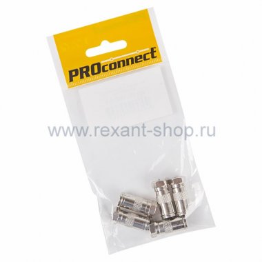 Фотография товара 'Rexant ПЕРЕХОД шт F - гн TV 05-4362-4-9'