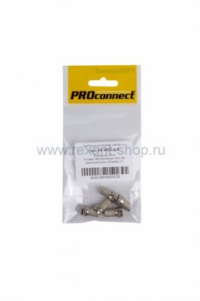Фотография товара 'Rexant РАЗЪЕМ F-разъем RG-6 05-4003-6-9'