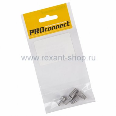 Фотография товара 'Rexant Соединительный изолирующий зажим (1,0 до 3,0 кв. мм2) СИЗ-1 PROCONNECT (ПАКЕТ БОБ) 07-5211-5-9'