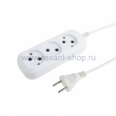 Фотография товара 'Rexant Удлинитель 3 гнезда 11-2260'