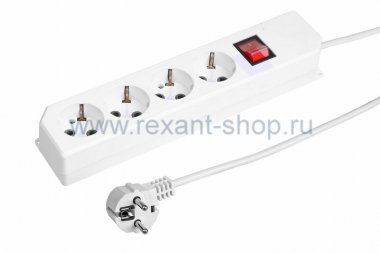 Фотография товара 'Rexant Сетевой фильтр 4 гнезда 11-9514'