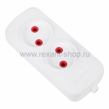 Фотография товара 'Rexant Колодка 2 гнезда эконом 11-8708'
