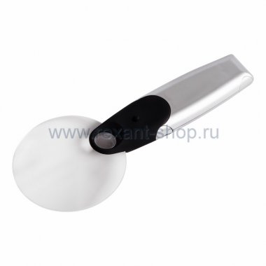 Фотография товара 'Rexant Лупа ручная 2х / 8х с подсведкой LED 12-0408'