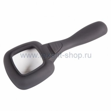 Фотография товара 'Rexant Лупа ручная квадратная 4х с подсведкой LED 12-0406'