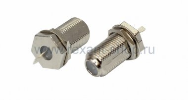 Фотография товара 'Rexant РАЗЪЕМ гнездо F на панель 05-4106'