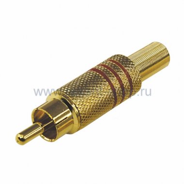 Фотография товара 'Rexant РАЗЪЁМ штекер RCA Металл под винт 14-0411-4'