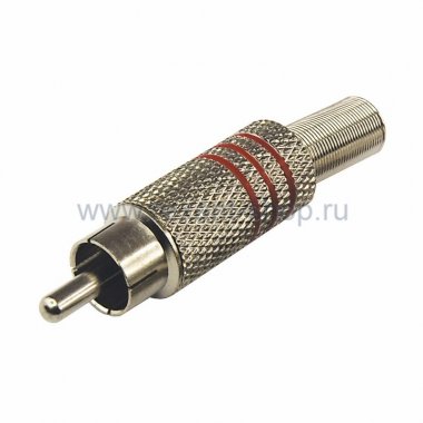 Фотография товара 'Rexant РАЗЪЁМ штекер RCA Металл под винт 14-0410'
