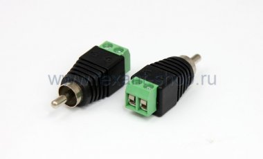 Фотография товара 'Rexant РАЗЪЁМ штекер RCA с клеммной колодкой 14-0413'