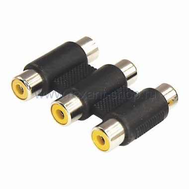 Фотография товара 'Rexant ПЕРЕХОДНИК 3 гнезда RCA 14-0434'