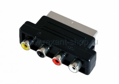 Фотография товара 'Rexant Переходник SCART - 4гн.RCA 17-1061'
