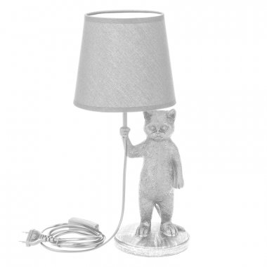 Фотография товара 'Rexant 603-1019 Светильник декоративный настольный МОБИ "Кот с зонтом" , с цоколем Е14, 40 Вт'