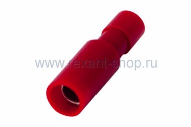 Фотография товара 'Rexant РАЗЪЁМ ШТЕКЕРНЫЙ полностью изолированный (гнездо ш4мм) 08-0261'