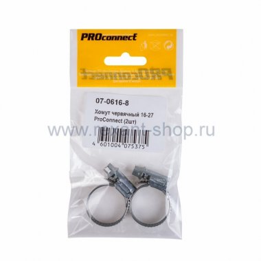 Фотография товара 'Rexant Хомут червячный 16-27 07-0616-8'