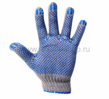 Фотография товара 'Rexant Перчатки Х/Б с покрытием ПВХ 09-0207'