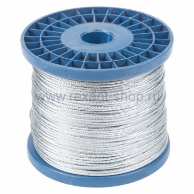 Фотография товара 'Rexant Трос стальной DIN 3055 09-5520'