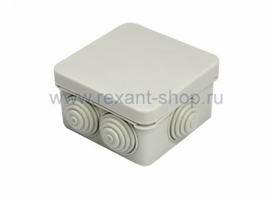 Фотография товара 'Rexant Коробка распаячная для о/п 70х70х40 28-3003'