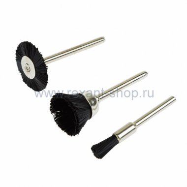 Фотография товара 'Rexant Набор крацовок щетинных 12-4472'
