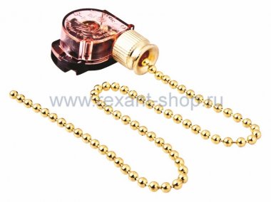 Фотография товара 'Rexant Выключатель для настенного светильника с цепочкой 32-0102'