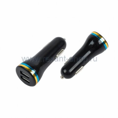 Фотография товара 'Rexant Автозарядка в прикуриватель 18-1190-9'