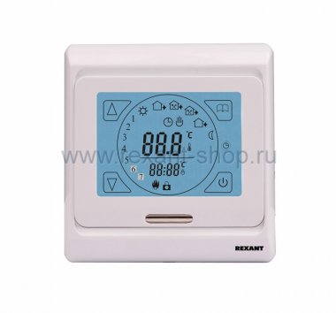 Фотография товара 'Rexant Терморегулятор сенсорный с автоматическим программированием 51-0533'