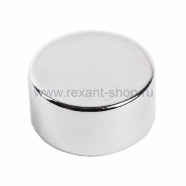 Фотография товара 'Rexant Неодимовый магнит диск 10х5мм 72-3114'