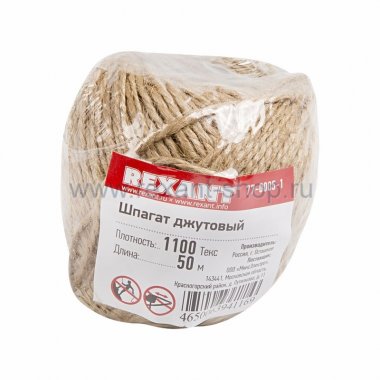 Фотография товара 'Rexant Шпагат джутовый 77-0005-1'