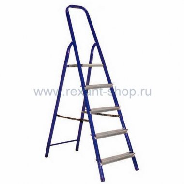 Фотография товара 'Rexant Стремянка металлическая комбинированная пять ступеней 12-5046'