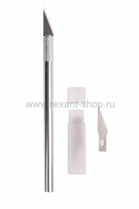 Фотография товара 'Rexant Нож с перовым лезвием 12-4910'