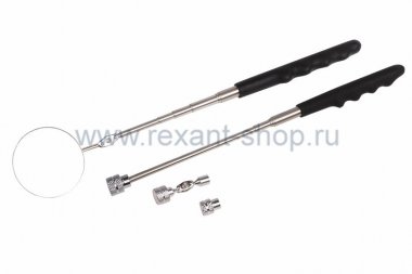 Фотография товара 'Rexant Телескопический магнит и зеркало в наборе 12-4821'