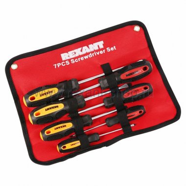 Фотография товара 'Rexant Набор отверток 7 предметов 12-4703'