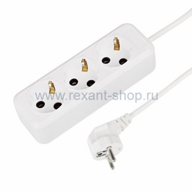 Фотография товара 'Rexant Удлинитель 3 гнезда 5м 11-2301'