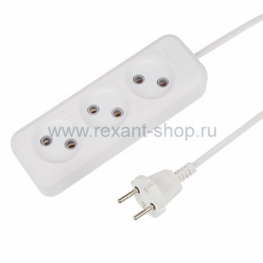 Фотография товара 'Rexant Удлинитель 3 гнезда 11-2207'