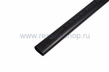 Фотография товара 'Rexant Клеевая 33.0 / 8.0мм (4:1) 1м термоусадка 26-0033'