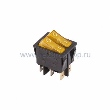 Фотография товара 'Rexant Выключатель клавишный 250V 15А (6с) 36-2413'