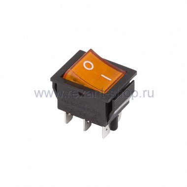 Фотография товара 'Rexant Выключатель клавишный 250V 15А (6с) 36-2353'